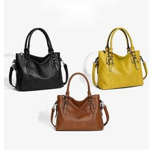 Bolso de Mano Bandolera/Hombro Estilo Vintage para Mujer - Cuero PU