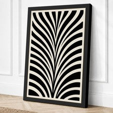 Lienzo geométrico con luz radiante impresión arte de pared decoración del hogar listo para colgar