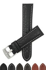 Correa de reloj de cuero con patrón de búfalo de 22 mm para Citizen Brycen