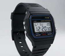 Reloj digital clásico F91W correa de resina cronómetro cronógrafo deportivo reloj para hombres
