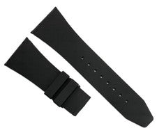Correa de reloj de repuesto de goma negra de 28 mm para relojes Givenchy