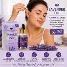 Aceite esencial de lavanda de Notures Care For You suero facial 35 ml suero para el cuello