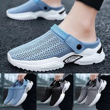 Zapatillas sin cordones para hombre y mujer Sandalias de playa huecas Zuecos Informales Jardín Zapatos planos