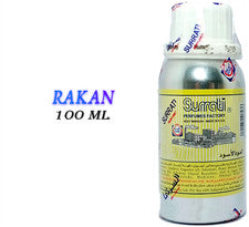 Aceite de perfume concentrado Surrati Rakan, envasado de 100 ml, aceite Attar.
