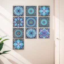 10 pegatinas de pared decoración del hogar gabinetes decoración diagonal mesas de comedor