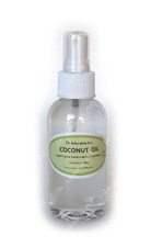 Aceite fraccionado de coco orgánico cuidado de la piel masaje uso ¡Viene con un rociador!