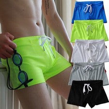 Hombres Bañador Ropa Interior Pantalones de Surf Sexy Traje de Baño Pantalones Moda Pantalones Cortos de Natación