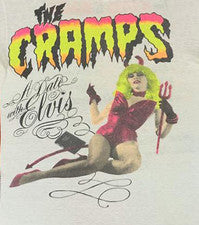 Camiseta RARA De Colección 1986 The Cramps Date With Elvis Tour Años 80 S-5XL EG849
