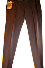 Pantalones informales de algodón negros brillantes exclusivos de Mondo para hombre talla 38