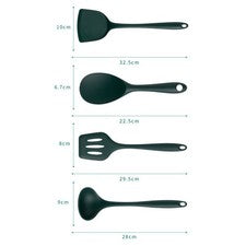 1 Juego de Utensilios de Cocina de Silicona Multiusos Antiadherentes Utensilios Herramienta de Cocina