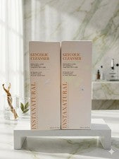 Limpiador glicólico InstaNatural para el cuidado de la piel, beige, 6,7 fl oz 200 ml caducidad 10/26