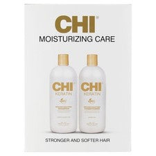 CHI Keratin Cuidado Hidratante Litro Duo