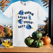 CAMISETA BLANCA ESTILO UNISEX DISNEY FIND DORY TEAM