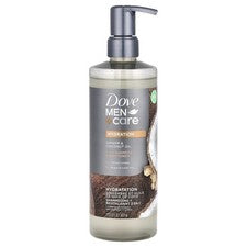 Men + Care, champú 2 en 1 + acondicionador, aceite de jengibre y coco, 17,5 fl oz (517