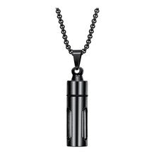 Perfume Bottle Pendant Vial Necklaces for Liquid Women's Man Scent