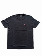 Camiseta Diesel T-Just Para Hombre Off Maglietta Negra Logo Camiseta Nueva con Etiquetas $80 Talla L