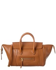 Bolso de hombro Celine de cuero marrón para mujer