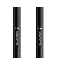 2 piezas Forbeaut tatuaje cuero cabelludo 15 g negro - corrector de línea del cabello y cuero cabelludo, K‐Beauty