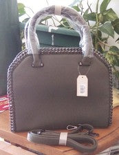 Bolso de mano para mujer estilo gótico. Bolso de mano. Verde. Cadena de eslabones de diseño vintage envolvente.