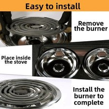 Juego de 4 escurridores de cocina de hierro cromado??sseln 6 pulgadas 8 pulgadas ?l bandeja de recogida