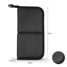 Bolsa de brochas de maquillaje plegable de 23 piezas con amplio espacio para artículos esenciales de belleza
