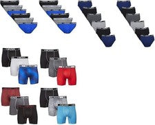 Paquete de 12 calzoncillos boxer de rendimiento HEAD para hombre, calzoncillos, bikinis de cuerda