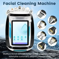Máquina de limpieza facial Hydra Dermabrasion 7 en 1 - Dispositivo spa para el cuidado de la piel