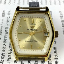 Reloj Mecánico Manual 33mm Diamante Hecho en Shanghai 17 Judíos Calendario Único