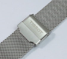 Para Reloj TISSOT Correa de Malla Correa de Acero Milanés Cierre Hebilla Pulsera 18-22mm