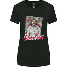 Camiseta de corte más ancho Service Secret Fashion para mujer