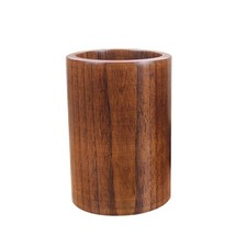Soporte para utensilios de madera de bambú soporte para herramientas de cocina palillos redondos organizador