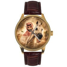 H.E. RELOJ PARA HOMBRES PRÍNCIPE MOHAMMED BIN SALMAN MBS CORONA PRECIO DE ARABIA SAUDITA dorado