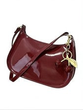 Mini bolso de mano informal de hombro de color liso para mujer para moda escuela trabajo fiesta