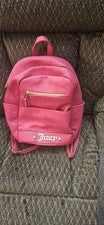 Mochila de vinilo rosa en relieve Juicy Couture para mujer