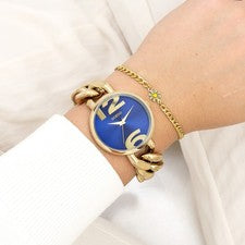 Oozoo Reloj De Pulsera Para Dama Timepieces Analógico De Metal Dorado UOC11351