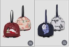 Graniph Inuyasha Bolso de Cuerda Reversible Moda Unisex Mini Bolso de Mano Japón Nuevo