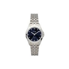 Adora Zafiro Reloj de Pulsera Mujer Ø 28mm Acero Plateado Cierre Desplegable
