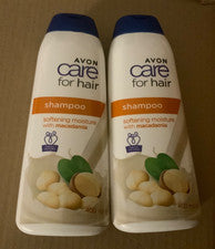Avon Care For Hair Champú Suavizante Hidratación con Macadamia 400 ml X 2