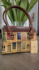 Nuevo con etiquetas Bolso de Mano Patricia Nash Mujer Marrón Nuevas Puertas de Italia Cuero Bolso de Hombro