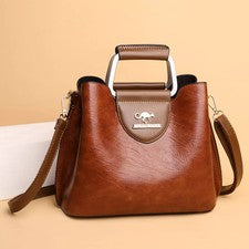 Bolso De Cuero Para Mujer Bolsa Moda Lujo Hombro Mano Cartera Bandolera Elegante