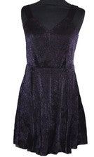 VESTIDO COCKTAIL VESTIDO BCBGENERATION MORADO OSCURO VIOLETA T. 36 NUEVO
