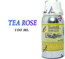 Aceite de perfume concentrado Tea Rose Surrati, envasado de 100 ml, aceite Attar.