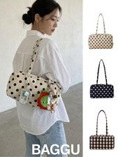 Bolso de hombro informal de nailon para mujer espacioso bolso de mano diario