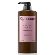 Champú blanco levemente ácido clínica cabello dañado cuidado cuero cabelludo Elastine Signature