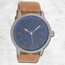 Oozoo Reloj Hombre Relojes Analógico Cuero Marrón UOC9406A