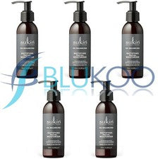 Hidratante facial de carbón Sukin OB - 125 ml (paquete de 5)