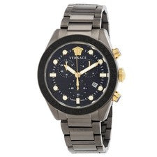 Reloj para hombre Versace VE6K00623 Greca Dome esfera negra 43 mm nuevo