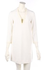 maje Dress Deep Plunge Neckline F 1 = XS off-white NEW