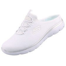 Zapatillas Skechers Summits Swift Step Sabot para mujer blancas 149529-WSL lavables