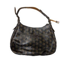 Bolso de hombro para mujer Dooney & Bourke marrón oscuro con logotipo DB leer descripción